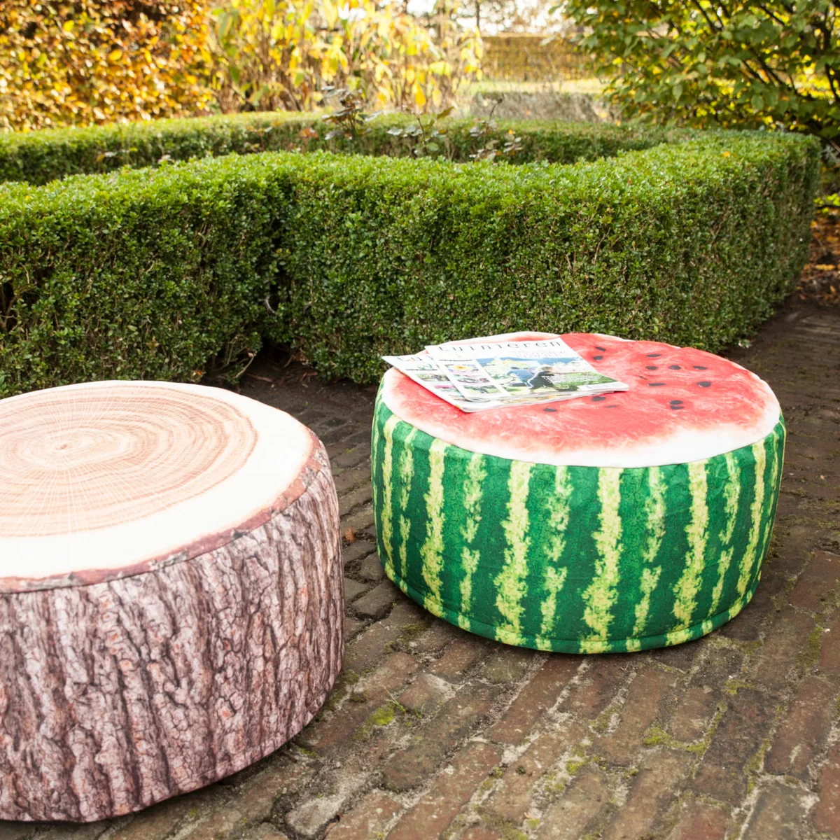 Puff Exterior Tronco de Arbol — foto 5