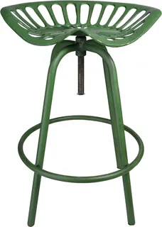 Taburete Diseño Tractor Verde Acero