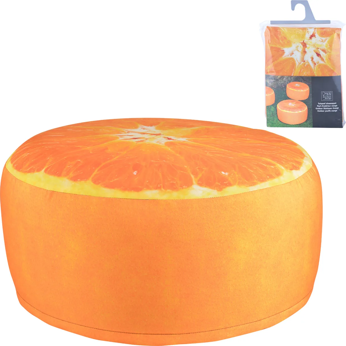 Puff Exterior Naranja — foto principal