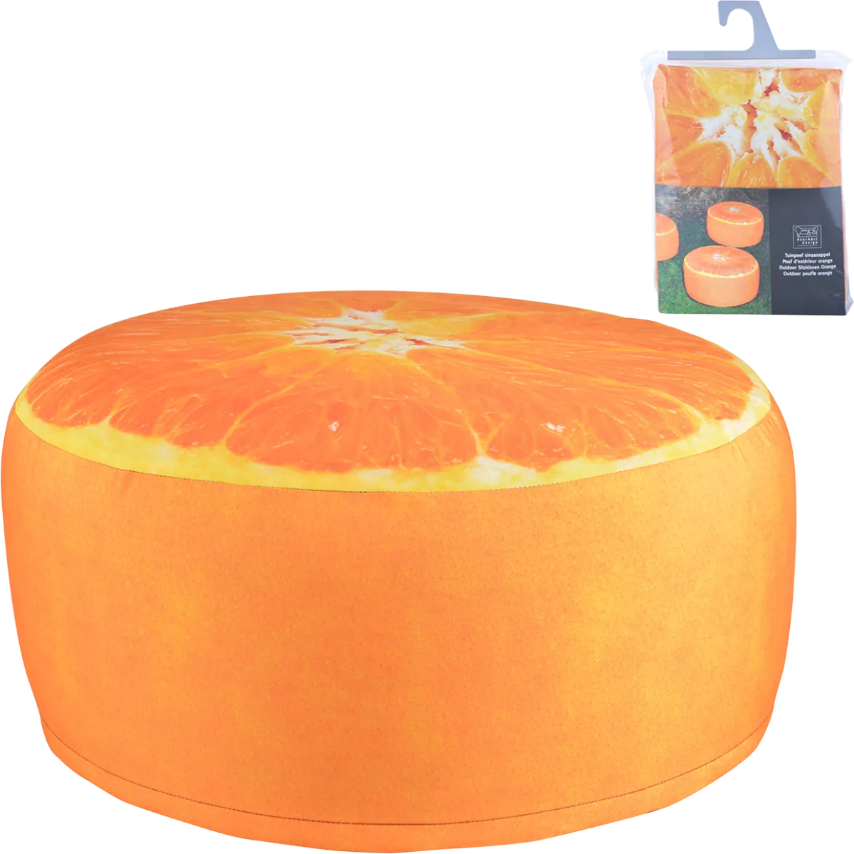 Puff Exterior Naranja