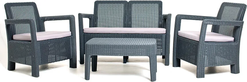 Conjunto jardin Keter Tarifa Lounge gris