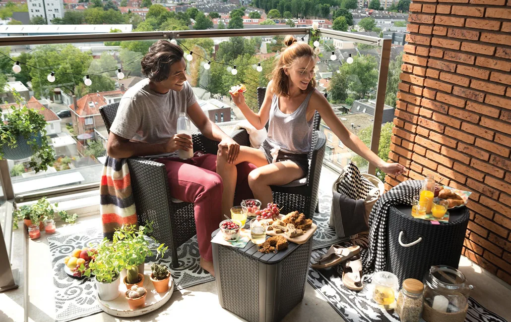 Conjunto Terraza Iowa Balcony Gris — foto 5