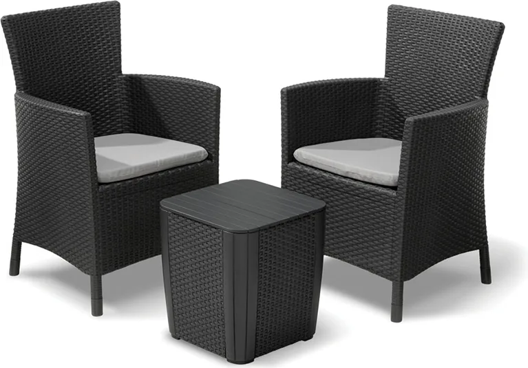 Conjunto terraza Iowa Balcony marron