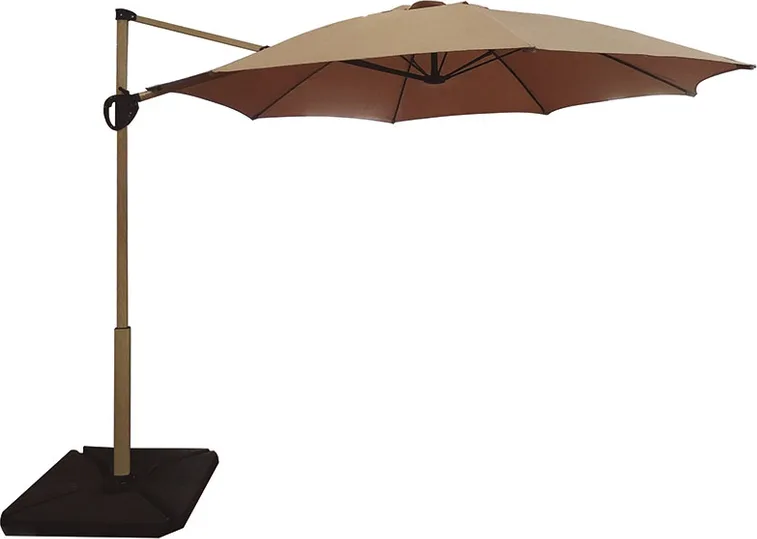 Parasol excentrico de aluminio con toldo de ø 2,88 m