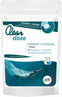 Cloro 4 Acciones Monodosis 5x250gr