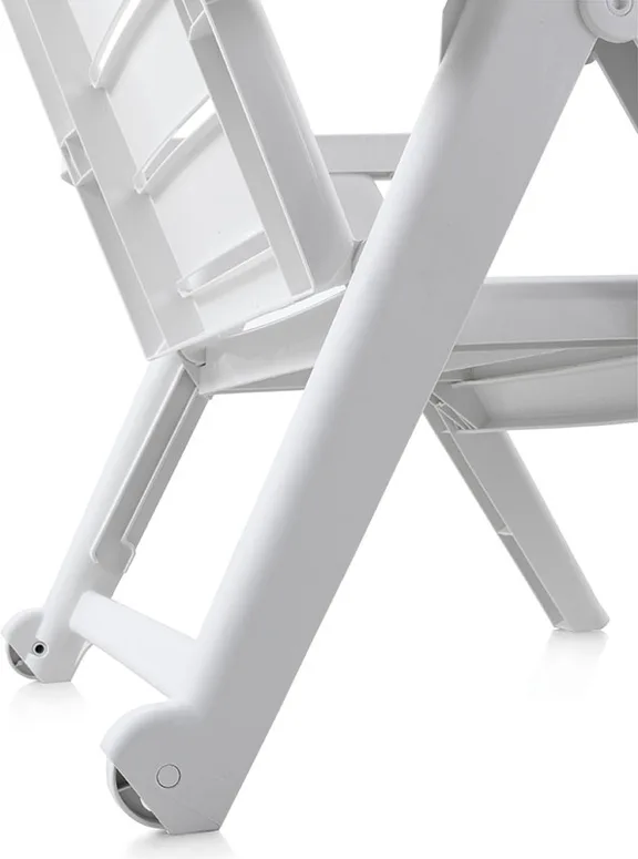 Tumbona Plegable Caiman Blanca 195x72xh43 — foto 2