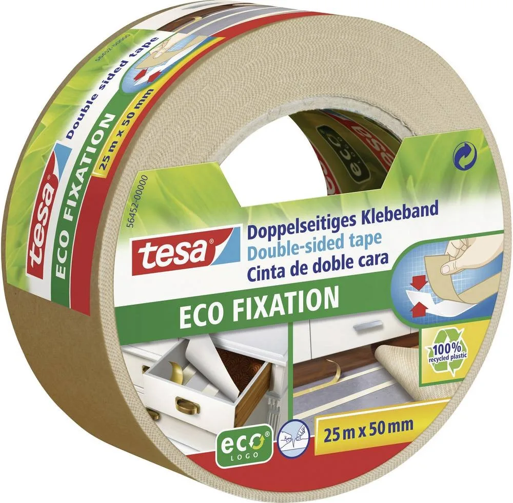 Cinta Tesa Doble Cara Eco Fixation 50Mm 25 Metros