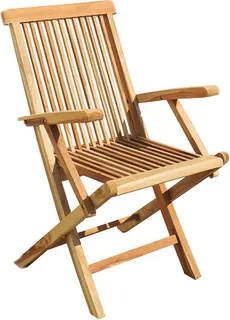 Juego 2 sillas jardin plegable con brazos Colonial II