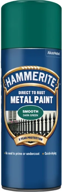 Esmalte Aerosol Hammerite Verde Oscuro 400 ml