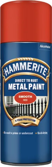 Esmalte Aerosol Hammerite Rojo 400 ml