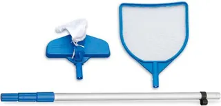 Kit Piscinas Recogehojas + Limpiafondos + Pertiga