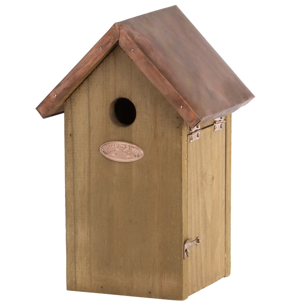 Caja Nido Techo Cobre para Herrerillos