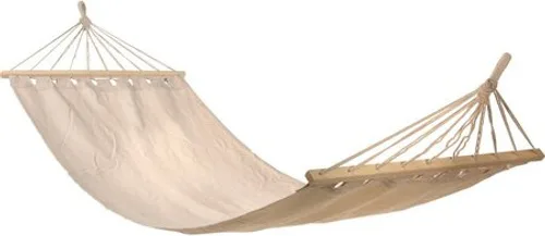 Hamaca colgar arbol Rayas 200x80 Beige