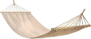 Hamaca colgar arbol Rayas 200x80 Beige