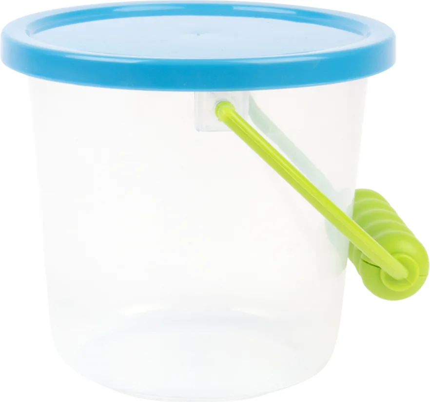 Cubo Transparente con Tapa — foto 2