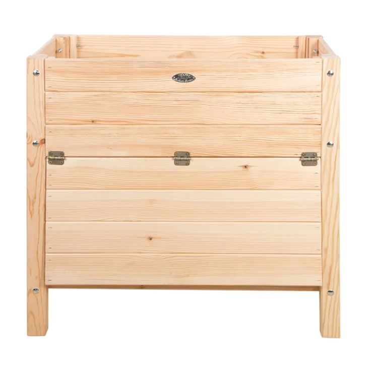Mesa de Cultivo Elevada con Compartimento de Almacenamiento