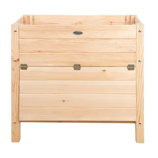 Mesa de Cultivo Elevada con Compartimento de Almacenamiento
