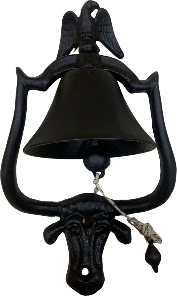Campana Vaca Hierro 35x14 cm