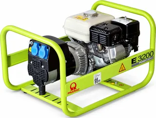 Generador de gasolina Pramac E3200 · motor Honda GX160 · 2,2 kW continuos