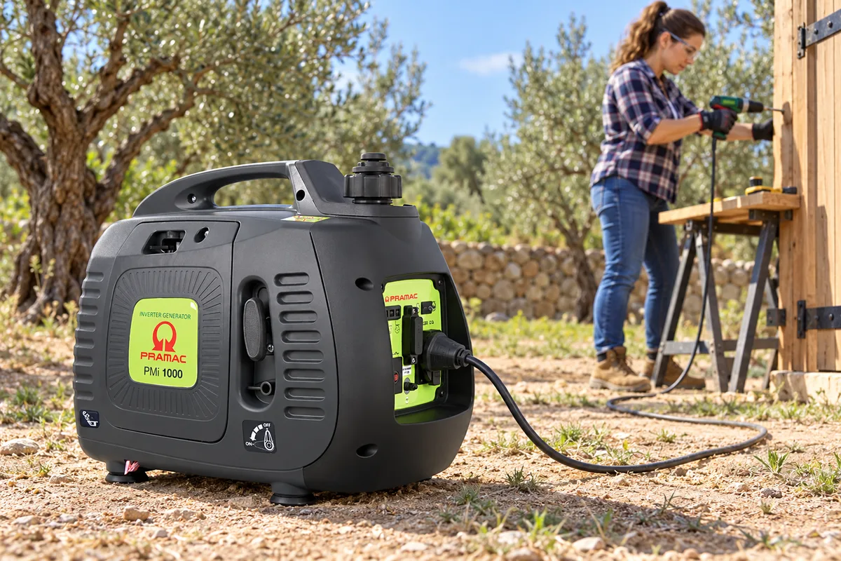 Generador inverter Pramac PMi1000 · 850 W · portátil · gasolina — foto 4