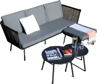 Conjunto sofa jardin Palermo