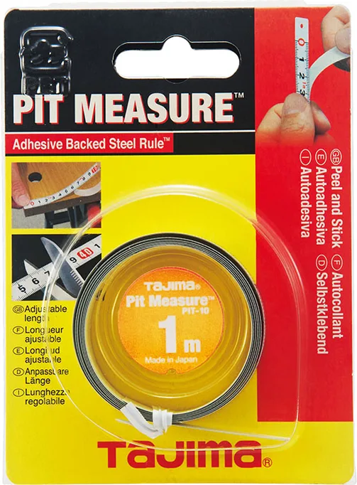 Cinta Metrica Tajima Adhesiva 1 m x 13 mm — foto 2