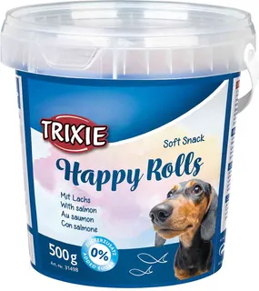Bote Soft Snack Happy Rolls, 500 g, Salmón