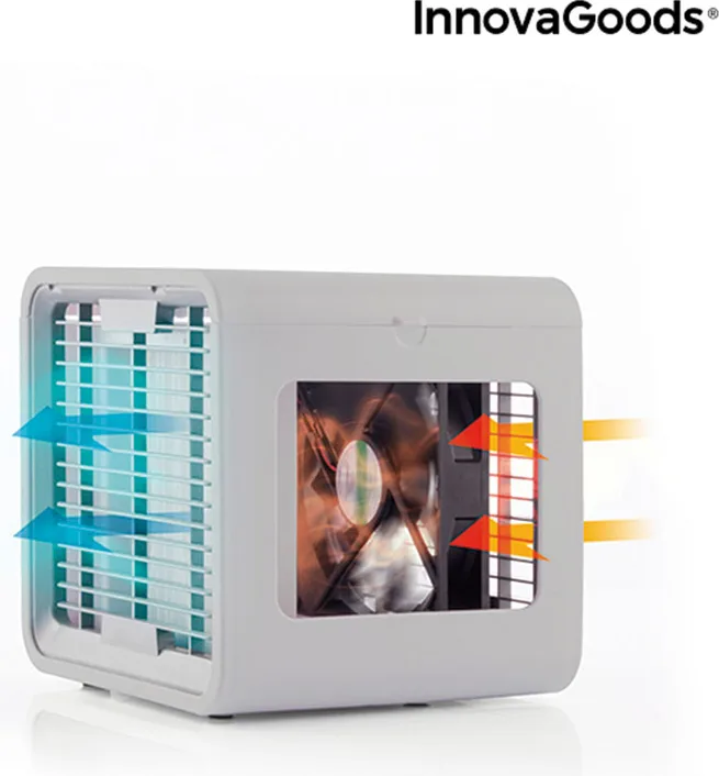 Mini climatizador evaporativo portatil INNOVAGOODS con Led FreezyQ — foto 7