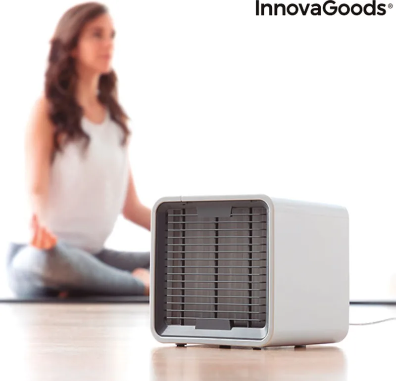 Mini climatizador evaporativo portatil INNOVAGOODS con Led FreezyQ — foto 5