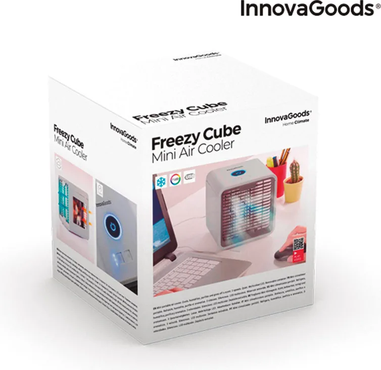 Mini climatizador evaporativo portatil INNOVAGOODS con Led FreezyQ — foto 8