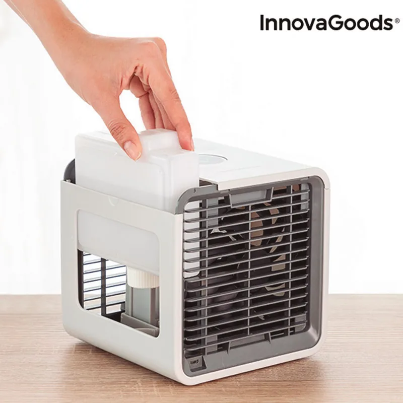 Mini climatizador evaporativo portatil INNOVAGOODS con Led FreezyQ — foto 2