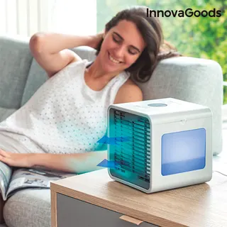 Mini climatizador evaporativo portatil INNOVAGOODS con Led FreezyQ