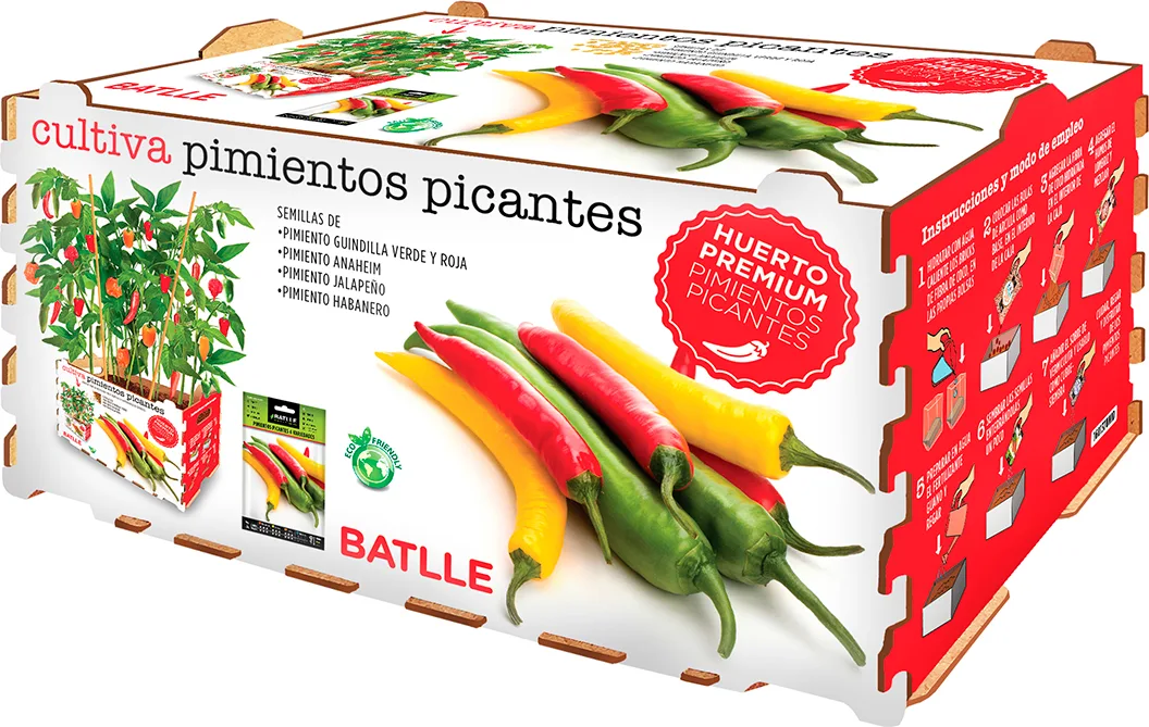 Kit Huerto Batlle Premium Pimientos Picantes