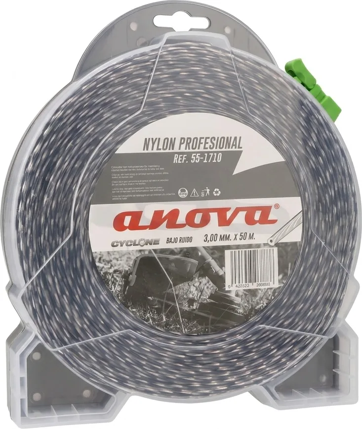 Hilo Desbrozadora Nylon Cyclone 3mm 50 Metros — foto 2