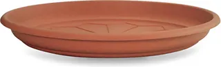 Plato Naxos Plastico Marron 30cm