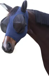 Mascara anti moscas caballos FinoStretch azul