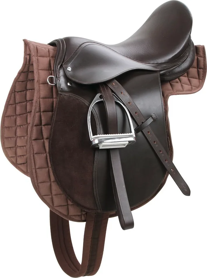 Set silla montar Caballo Haflinger marron mantilla estribo correa incluido