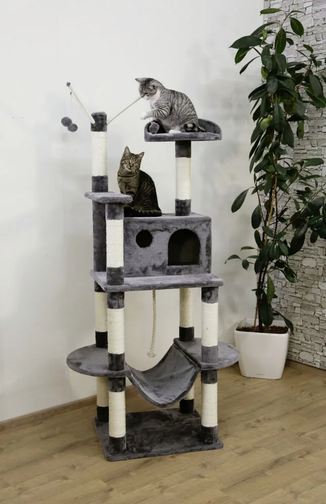 Arbol rascador Gatos Matteo gris — foto 4