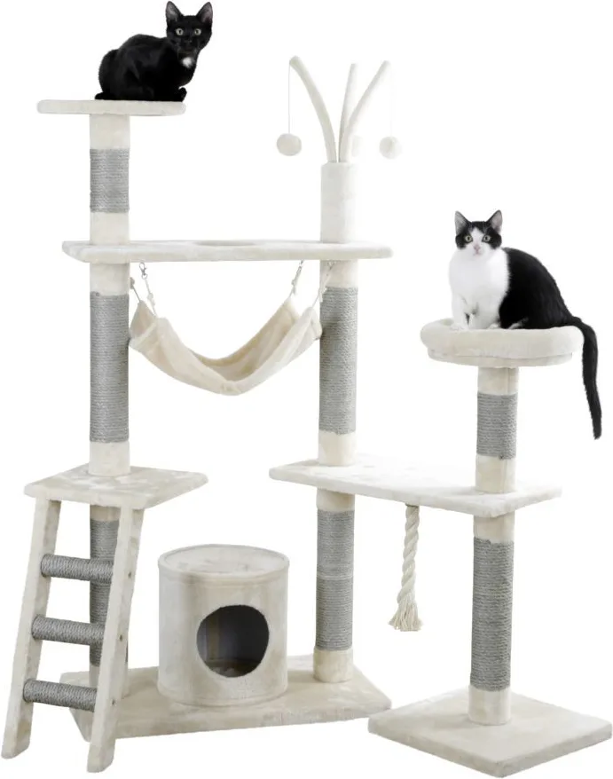 Arbol rascador Gatos Crativ Adventure beis/gris 150 cm — foto 4