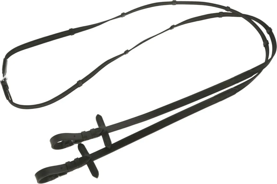 Riendas de goma antideslizante negro