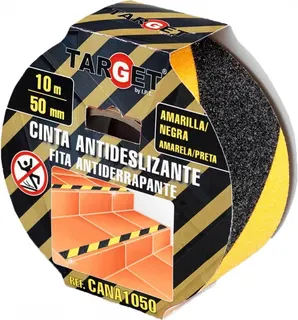 Cinta Antideslizante Amarilla/Negra 10m x 50mm