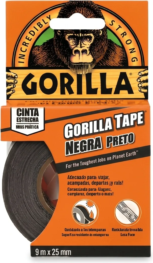 Cinta Americana Gorilla Tape 9m x 25mm