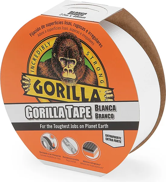 Cinta Americana Blanca Gorilla 27m x 48mm — foto principal