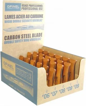 Caja 30 Navajas Opinel P30 Carbono