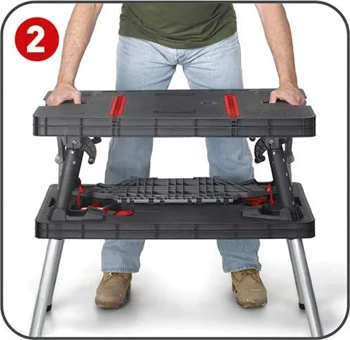 Mesa trabajo plegable Keter — foto 2