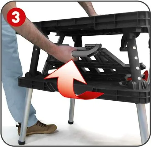 Mesa trabajo plegable Keter — foto 3