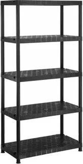 Estantería Plastico Sigma 15 Negra 172x38x71