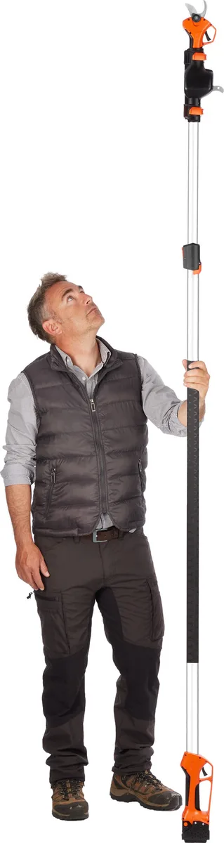 Stocker Tijera Poda a Bateria Magma E- TP35 con mango telescopico 205 - 310 cm
