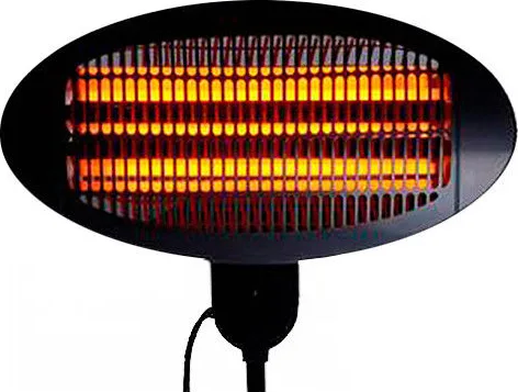 Estufa eléctrica de exterior con pie Koopman EE5000030 2000 W IPX4 regulable — foto 3