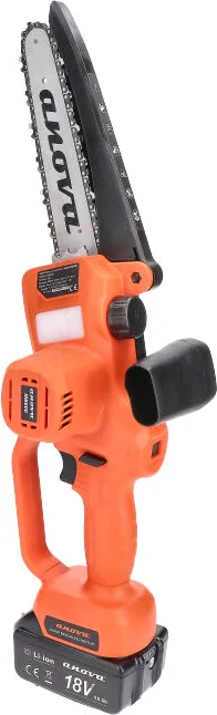 Sierra de poda a batería Anova MB600 · 18 V · espada 20 cm · 2 baterías 4 Ah